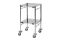 (Sunflower) Surgical Trolley With Two Removable/Reversible Folded Shelves