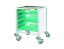Sunflower Vista 40 Clinical Trolley, 1 Single/2 Double Trays